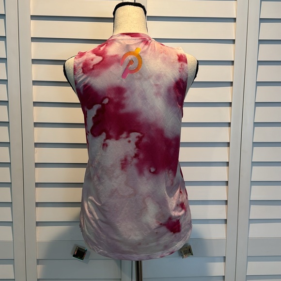 Peloton X Spiritual Gangster Pre Loved Tie Dye graphic Tee Tank. - Picture 4 of 7